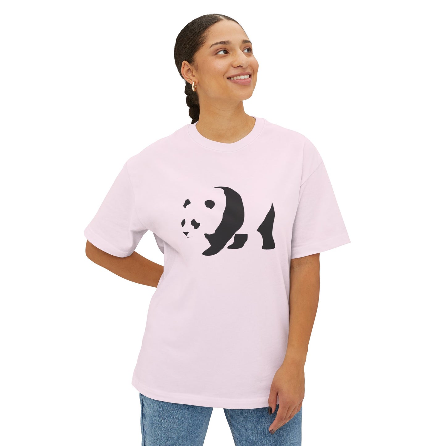 Panda Unisex Oversized Boxy Tee