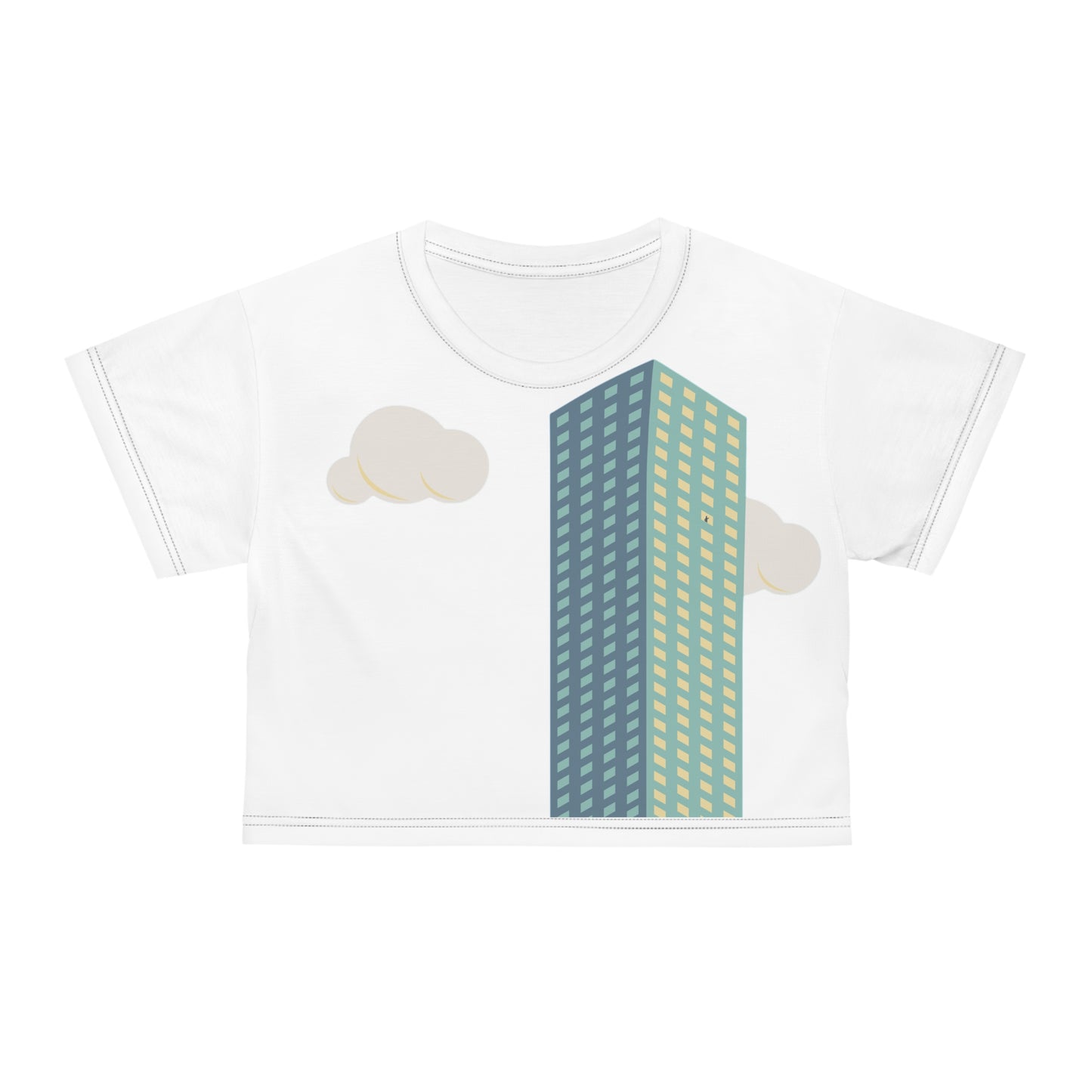 Clouds Crop Tee