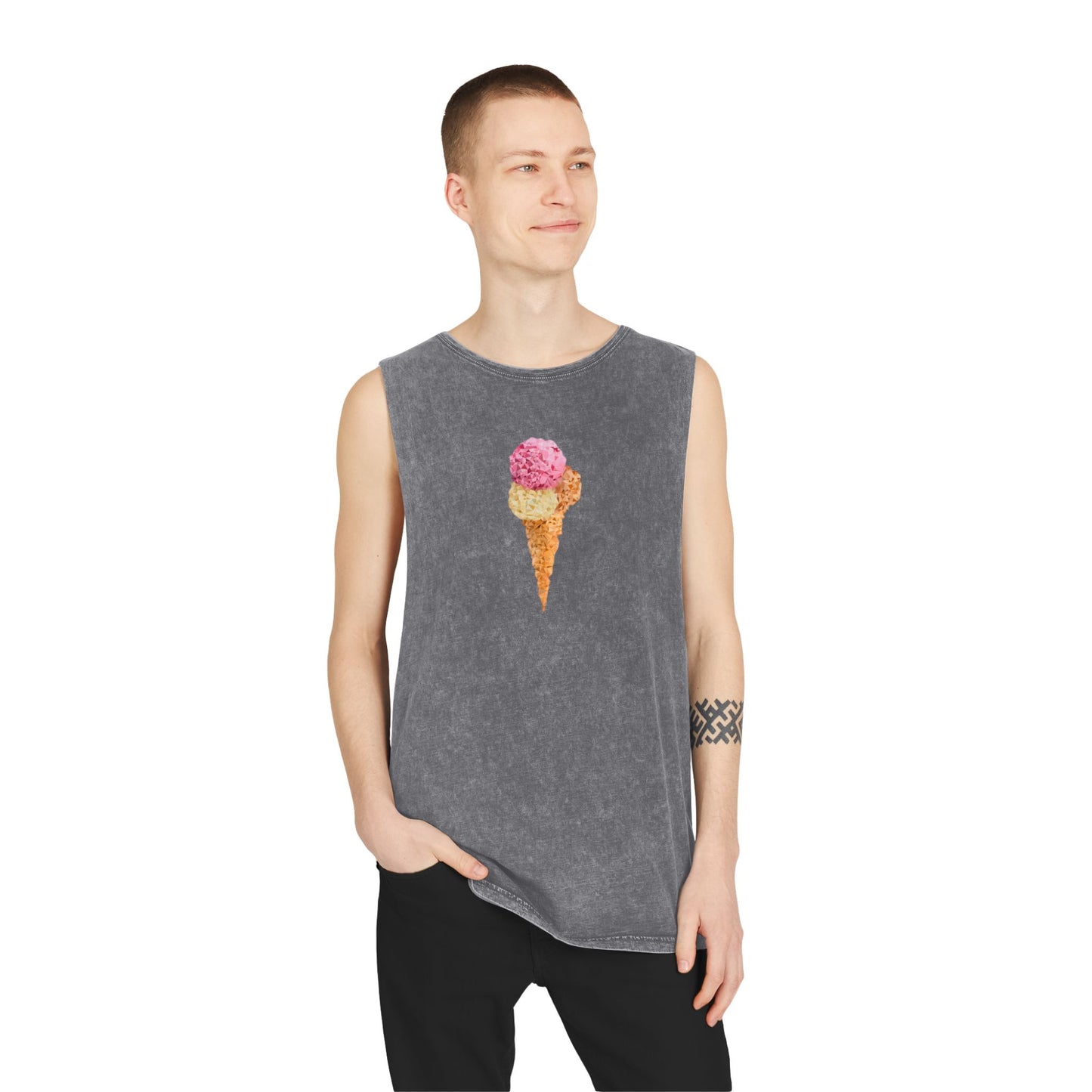 Melting Unisex Stonewash Tank Top