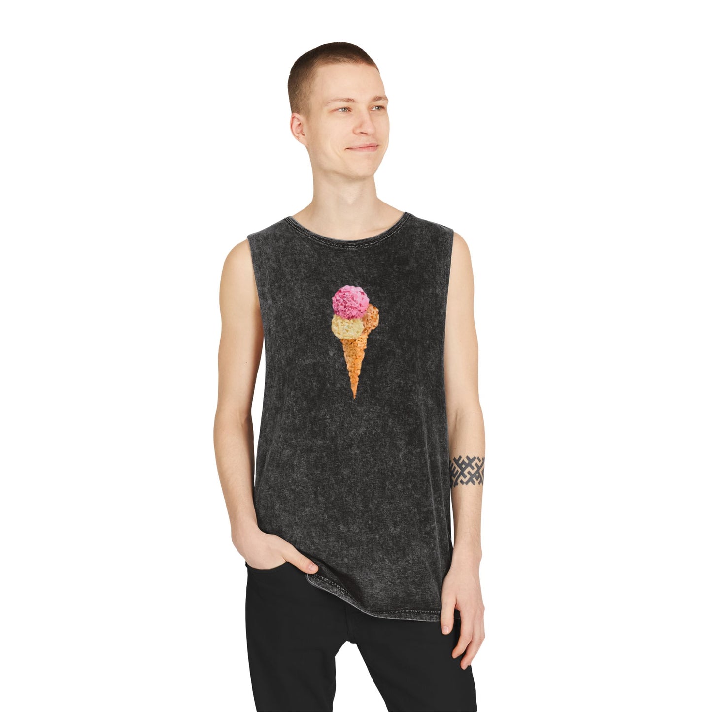 Melting Unisex Stonewash Tank Top