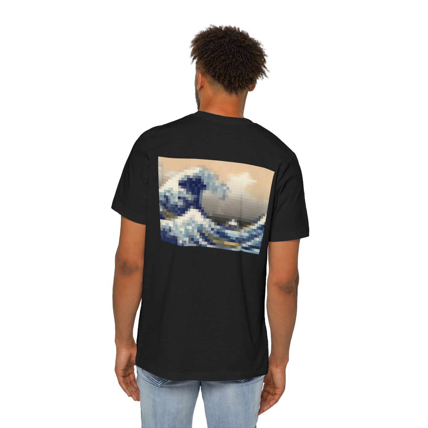 Pixel Wave USA-Made Unisex Short-Sleeve Jersey T-Shirt