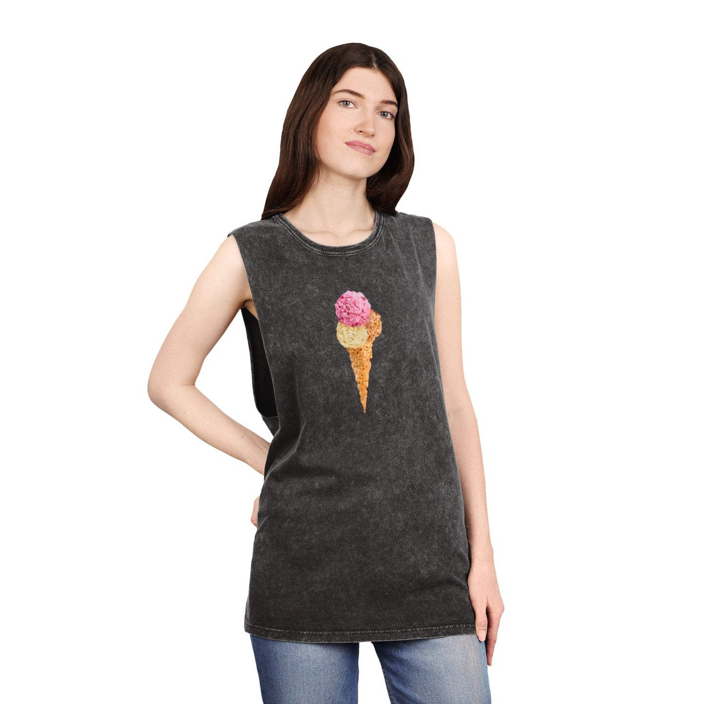 Melting Unisex Stonewash Tank Top