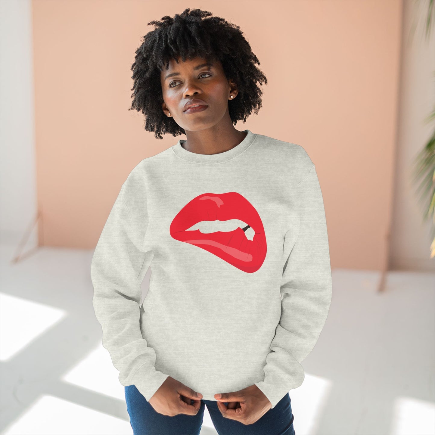 Lips Unisex Crewneck Sweatshirt