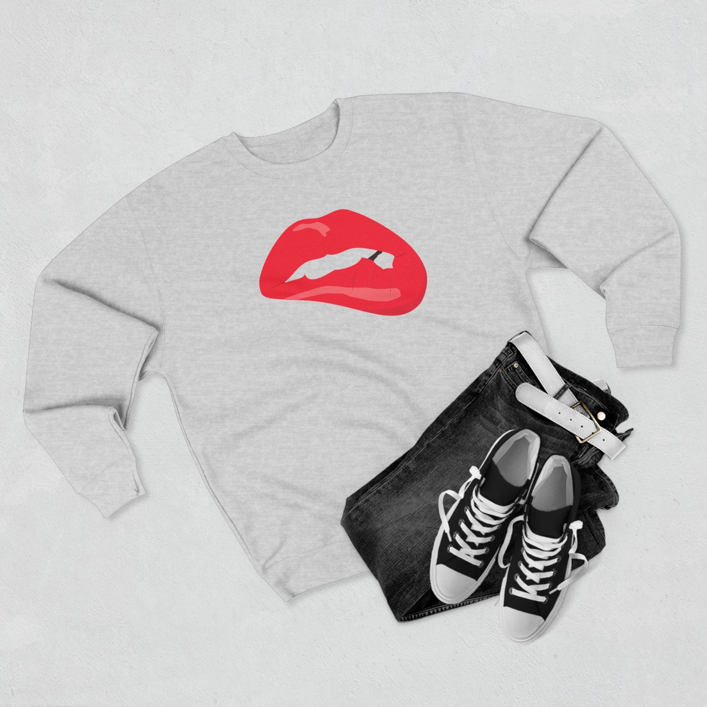 Lips Unisex Crewneck Sweatshirt