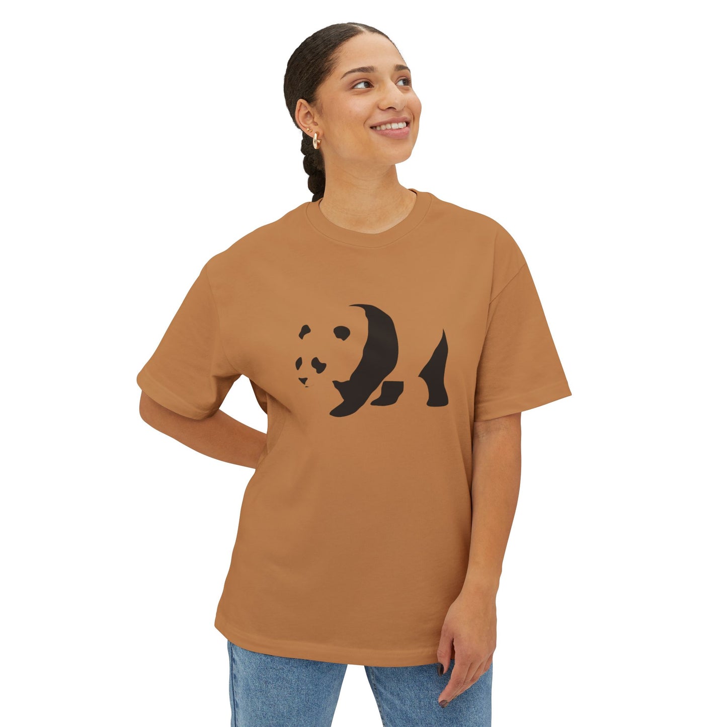 Panda Unisex Oversized Boxy Tee