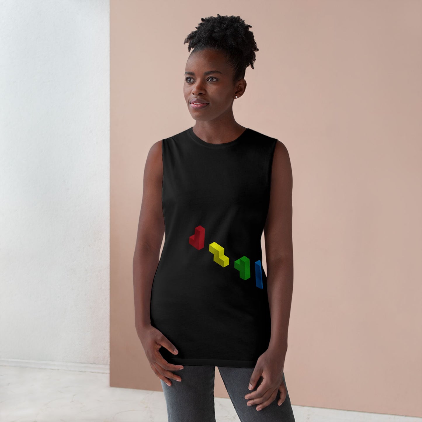 Tetris Unisex Barnard Tank