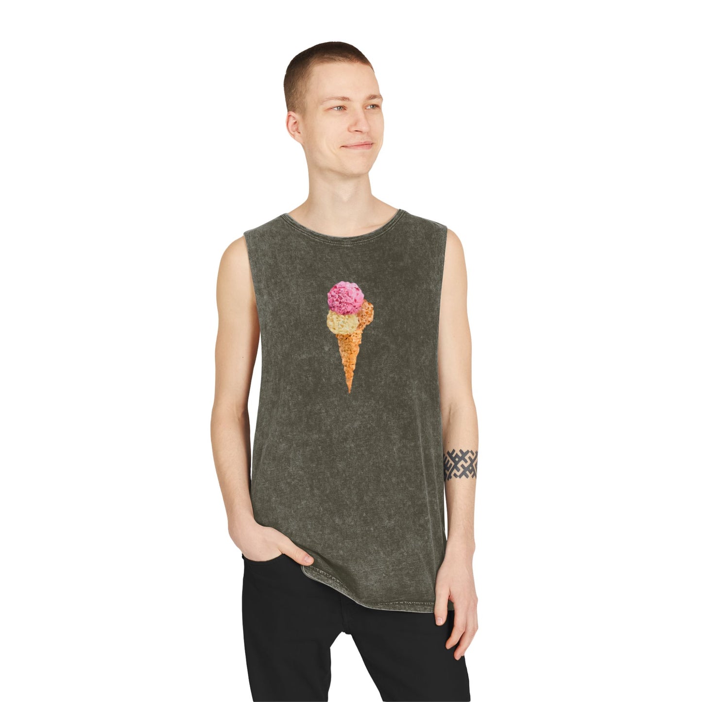 Melting Unisex Stonewash Tank Top