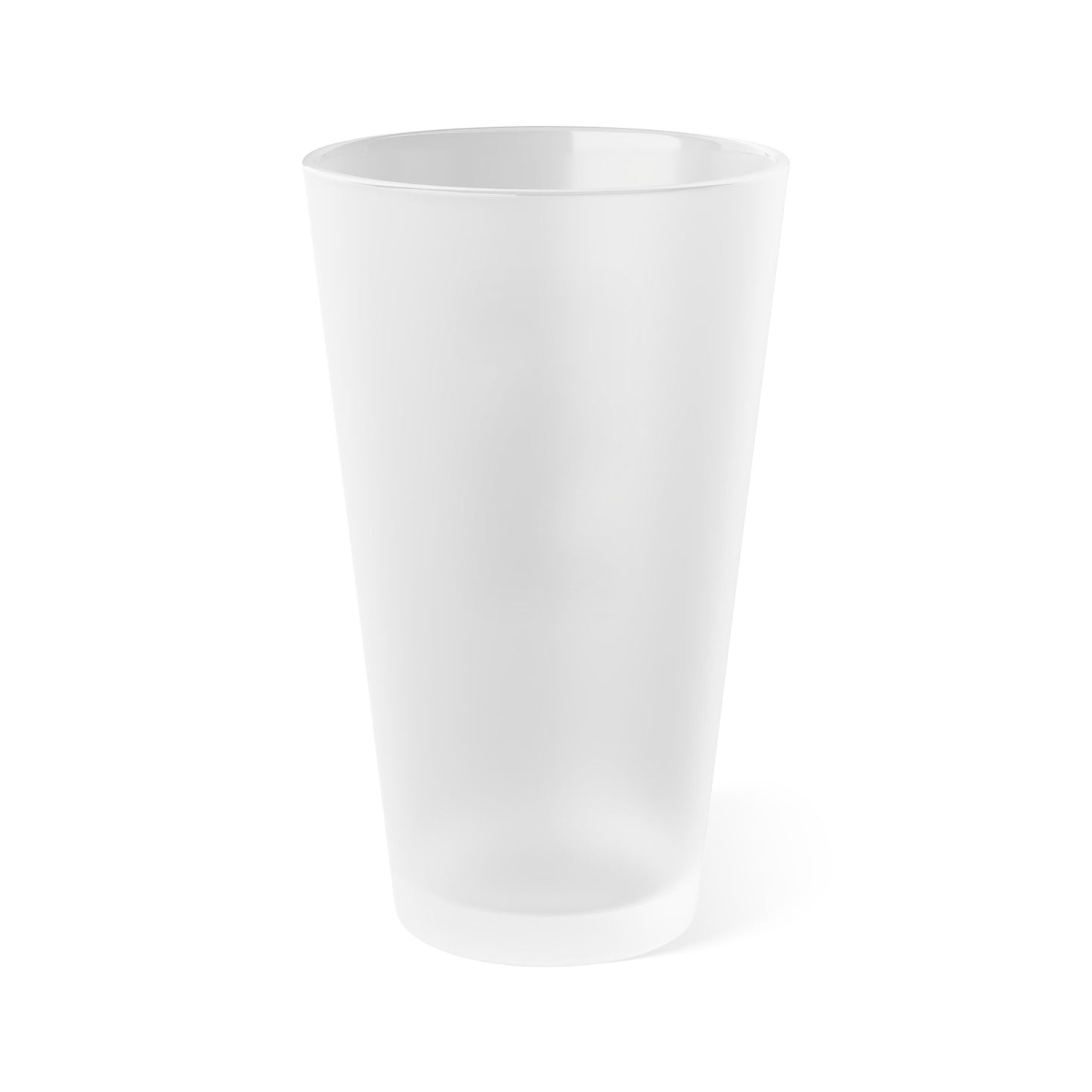 Origami Frosted Pint Glass, 16oz